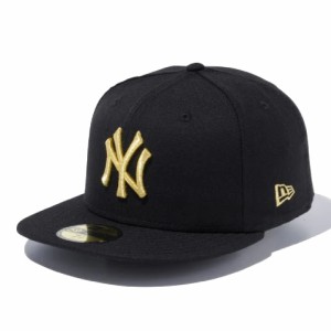 【新品】ニューエラ 59FIFTY ニューヨーク・ヤンキース ブラック ゴールド ブラック ゴールド 1個 New Era NewEra