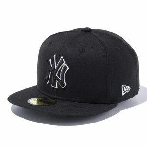 【新品】ニューエラ 59FIFTY ニューヨーク・ヤンキース ブラック ブラック ホワイトアウトライン ブラック ホワイト 1個 New Era NewEra