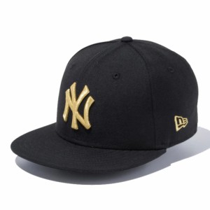 【新品】ニューエラ Youth 9FIFTY ニューヨーク・ヤンキース ブラック ゴールド ブラック ゴールド 1個 New Era NewEra