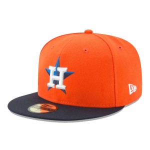 【新品】ニューエラ 59FIFTY MLBオンフィールド ヒューストン・アストロズ オルタネイト 2022年モデル オレンジ ネイビー 1個 New Era Ne