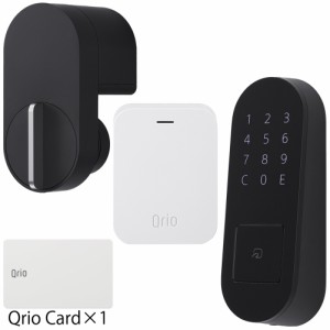 【新品】 Qrio キュリオロック Q-SL2 セット(キュリオハブ、キュリオパッド付) ブラック Qrio Lock Q-SL2 Set (Qrio Hub, Qrio Pad) Blac