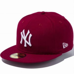 【新品】ニューエラ 59FIFTY ニューヨークヤンキース カーディナル ホワイト New Era NewEra