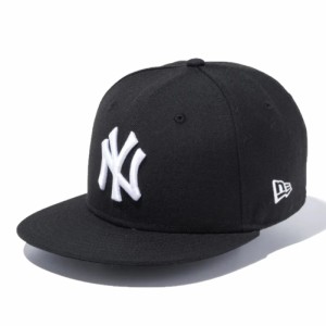 【新品】ニューエラ Youth 9FIFTY ニューヨーク・ヤンキース ブラック ホワイト ブラック ホワイト 1個 New Era NewEra