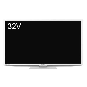 【送料無料】シャープ 32V型 液晶テレビ アクオス DEライン 2T-C32DE-W ホワイト