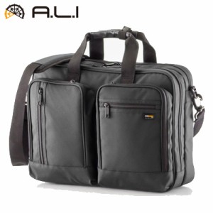 【送料無料】A.L.I ビジネスバッグ ビジネスカジュアル CORDURA ADC-3600-BK ブラック