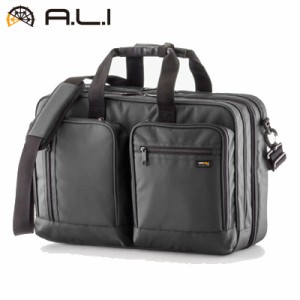 【送料無料】A.L.I ビジネスバッグ ビジネスカジュアル CORDURA ADC-3601W-BK ブラック