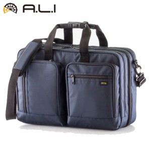 【送料無料】A.L.I ビジネスバッグ ビジネスカジュアル CORDURA ADC-3601W-NV ネイビー