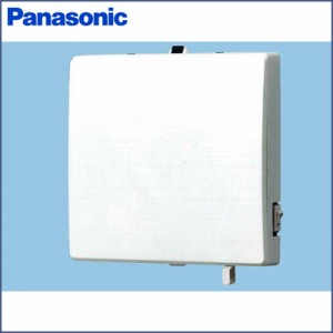 パナソニック パイプファン 給気・強-弱 換気扇 壁取付形 手動シャッター付 角形インテリアパネル形 速結端子付 FY-08PS9VD-W