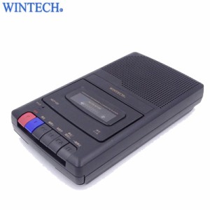 【送料無料】WINTECH ポータブル テープレコーダー HCT-03 ブラック ウィンテック