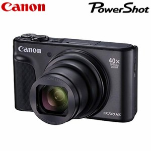 【送料無料】キヤノン コンパクトデジタルカメラ PowerShot SX740 HS PSSX740HS-BK ブラック CANON パワーショット