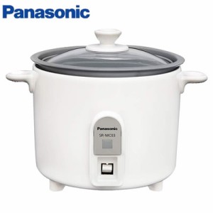 【送料無料】パナソニック 1.5合炊き 炊飯器 ミニクッカー SR-MC03-W ホワイト