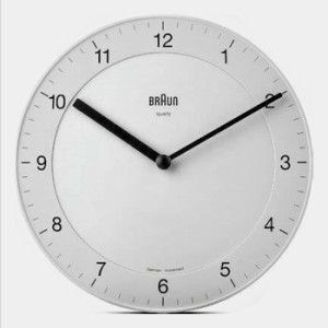 【送料無料】ブラウン クロック 壁掛け時計 Wall Clock BC06W アナログ ウォールクロック BRAUN