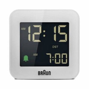 【送料無料】ブラウン クロック 目覚まし時計 Digital Alarm Clock BC08W デジタルアラームクロック BRAUN