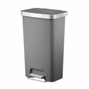 EKO 45L ゴミ箱 HANA STEP BIN  ハナステップビン ペダル式 大容量  EK6266-45-GR グレー