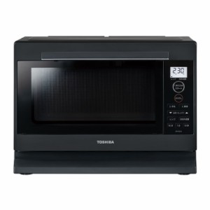 【送料無料】東芝 23L 電子レンジ ER-XS23-K ブラック ワイド&フラット庫内 単機能