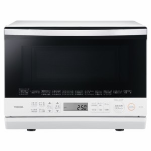 東芝 オーブンレンジ 石窯ドーム 角皿式スチーム 26L ER-YD70-W ホワイト TOSHIBA