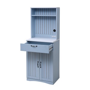 【送料無料】JKプラン 食器棚 キッチンボード カップボード フレンチカントリー 幅60.5 奥行42.5 高さ160.5 FFC-0006-BL ブルー