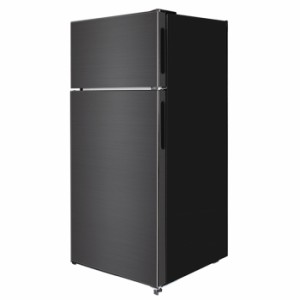 マクスゼン 112L 2ドア冷凍冷蔵庫 右開き JR112ML01GM ガンメタリック 一人暮らし 新生活 小型 家庭用