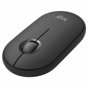 ロジクール 静音 薄型 ワイヤレスマウス Logicool PEBBLE MOUSE 2 M350SGR グラファイト