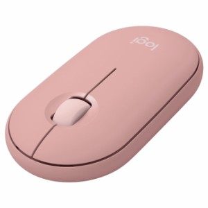 ロジクール 静音 薄型 ワイヤレスマウス Logicool PEBBLE MOUSE 2 M350SRO ローズ