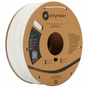 Polymaker PolyLite ABS フィラメント (1.75mm, 1kg) White ホワイト 3Dプリンター用 PE01002 ポリメーカー