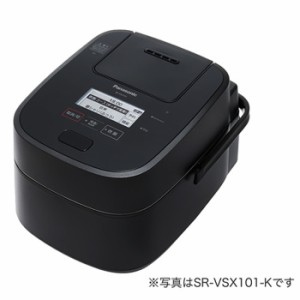 パナソニック 炊飯器 1升炊き おどり炊き スチーム＆可変圧力IHジャー炊飯器 SR-VSX181-K ブラック