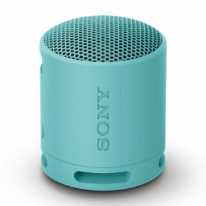 ソニー SRS-XB100（LC） ブルー ワイヤレスポータブルスピーカー 防水 Bluetooth SRS-XB100-L SONY