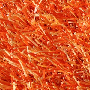 形状記憶リアル人工芝 ビビッドターフ オレンジ 芝丈28mm 巾1m×長さ10m VT-ORN-0110 ユニオンビズ