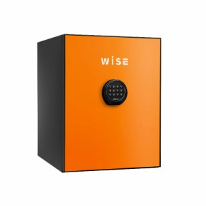 【設置無料】ディプロマット デジタルテンキー式 デザイン 金庫 (WiSE) 60分耐火 内容量36L 警報アラーム付 WS500ALO オレンジ