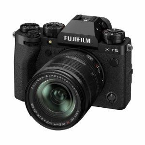 富士フイルム ミラーレス一眼カメラ FUJIFILM X-T5 XF18-55mmレンズキット X-T5 / XF18-55MMF2.8-4 R LM OIS F X-T5LK-1855-B ブラック