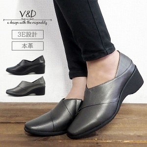 【大特価】 【送料無料】 V&D ブイ・アンド・ディー ブイアンドディー パンプス VD1226 レディース