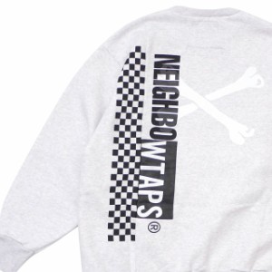 【数量限定特別価格】 新品 ネイバーフッド NEIGHBORHOOD x ダブルタップス WTAPS RIPPER C NECK SWEATSHIRT スウェット GRAY グレー 灰