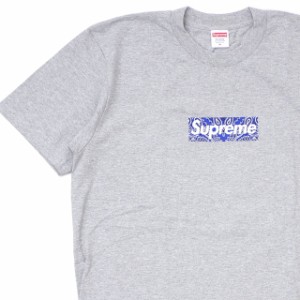 【数量限定特別価格】 新品 シュプリーム SUPREME Bandana Box Logo Tee バンダナ ボックスロゴ Tシャツ GRAY グレー 灰色 半袖Tシャツ