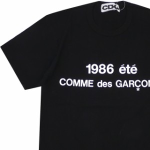 新品 コムデギャルソン CDG COMME des GARCONS STAFF COAT PRINT TEE Tシャツ BLACK ブラック 黒 半袖Tシャツ