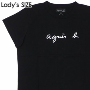新品 アニエスベー agnes b. TS ロゴ Tシャツ BLACK ブラック 黒 半袖Tシャツ