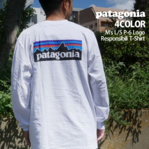 新品 パタゴニア Patagonia M's L/S P-6 Logo Responsibili T-Shirt ロゴ レスポンシビリ 長袖Tシャツ REGULAR FIT 39161 TOPS