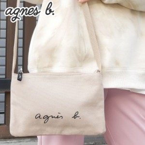 新品 アニエスベー ボヤージュ agnes b. VOYAGE ロゴ サコッシュ BEIGE ベージュ グッズ