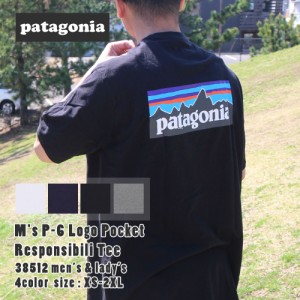 新品 パタゴニア Patagonia Ms P-6 Logo Pocket Responsibili T-Shirt P-6ロゴ ポケット レスポンシビリ Tシャツ 38512 半袖Tシャツ