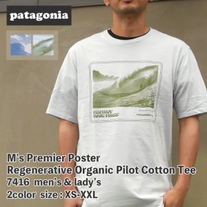 新品 パタゴニア Patagonia M's Premier Poster Regenerative Organic Pilot Cotton Tee プレミア ポスター ROCパイロット コットン Tシ