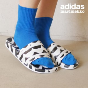 【期間限定特別価格】 新品 マリメッコ Marimekko x アディダス adidas ADILETTE W サンダル CBLACK/FTWWHT/TEREMA グッズ