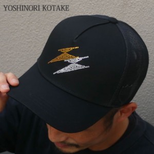 【数量限定特別価格】 新品 ヨシノリコタケ YOSHINORI KOTAKE x BARNEYS NEWYORK THUNDER BOLT RHINESTONE MESH CAP BLACK ブラック 黒 