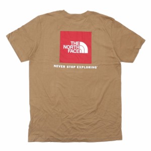 新品 ザ・ノースフェイス THE NORTH FACE M S/S BOX NSE TEE ボックス Tシャツ KELP TAN タン ベージュ 半袖Tシャツ