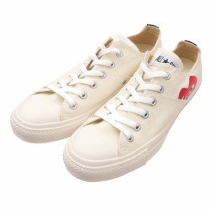 新品 プレイ コムデギャルソン PLAY COMME des GARCONS x コンバース CONVERSE ALL STAR OX PCDG オールスター スニーカー WHITE ホワイ