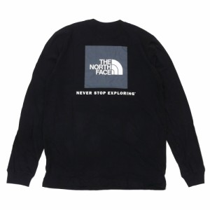 新品 ザ・ノースフェイス THE NORTH FACE M L/S BOX NSE TEE ロンT ロンティー 長袖Tシャツ BLACK ブラック 黒 TOPS