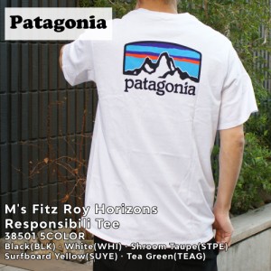 新品 パタゴニア Patagonia Ms Fitz Roy Horizons Responsibili Tee フィッツロイ ホライゾンズ レスポンシビリ Tシャツ 38501 アウトド