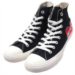 新品 プレイ コムデギャルソン PLAY COMME des GARCONS x コンバース CONVERSE ALL STAR HI PCDG オールスター スニーカー BLACK ブラッ