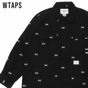 【数量限定特別価格】 新品 ダブルタップス WTAPS JUNGLE 01 LS 長袖シャツ シャツジャケット BLACK ブラック 黒 221WVDT-SHM02 TOPS