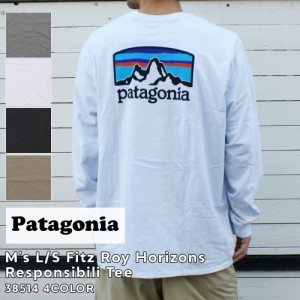 新品 パタゴニア Patagonia Ms L/S Fitz Roy Horizons Responsibili Tee フィッツロイ ホライゾンズ レスポンシビリ 長袖Tシャツ 38514 