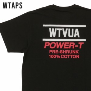 新品 ダブルタップス WTAPS POWER-T SS Tシャツ BLACK ブラック 黒 22217OND-CSM01 半袖Tシャツ