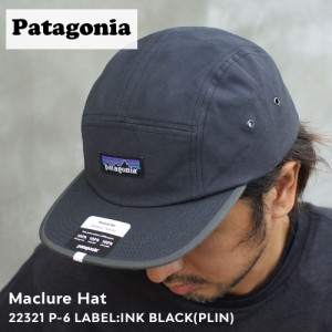 新品 パタゴニア Patagonia Maclure Hat マクルーア ハット キャップ P-6 LABEL:INK BLACK(PLIN) 22321 アウトドア キャンプ ヘッドウェ